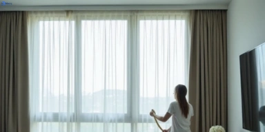 Delicate sheer drape cleaning thorneside Matty Curtain Cleaning